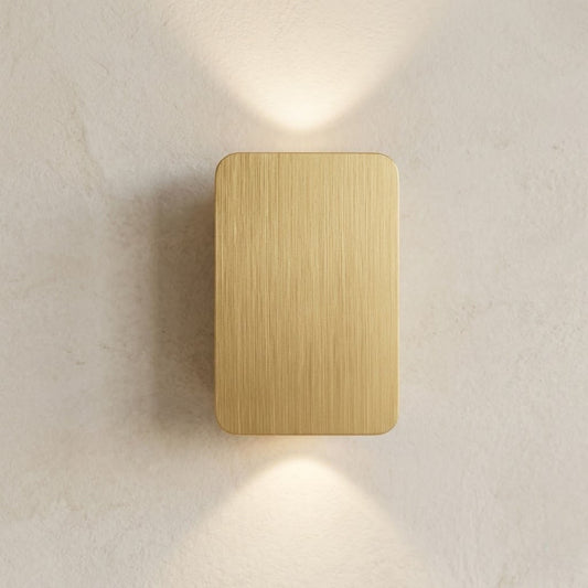 NIMBE – Applique Murale Verre Auréole Rayonnante | Finition Dorée