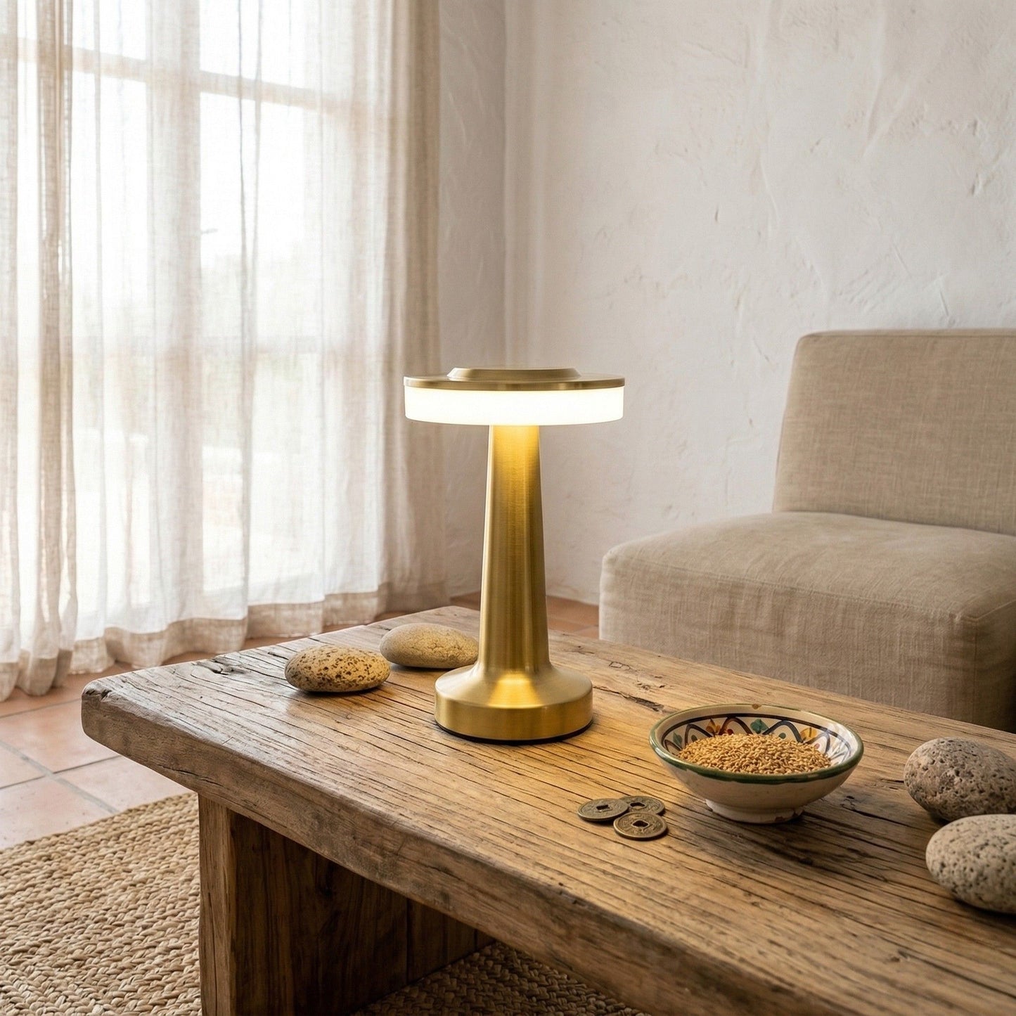 DORÉE — Lampe de Table Sans Fil Rechargeable