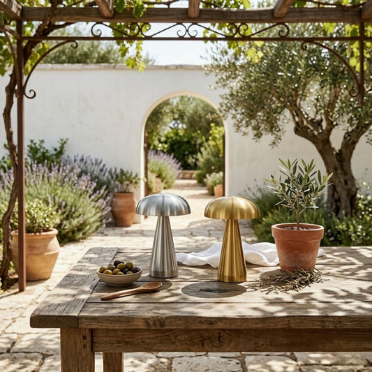 MYCO — Lampe de Table Champignon en Métal