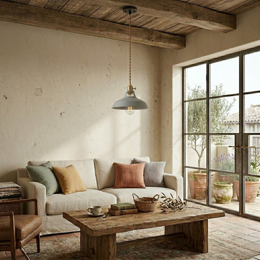 BAUHAUS — Suspension Métal Laqué et Laiton